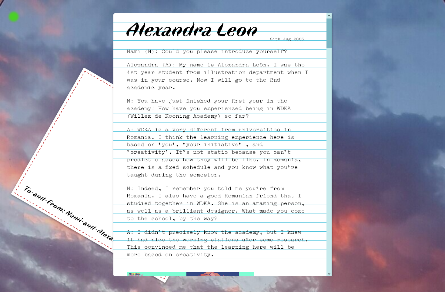 Zine by Alexandra Leon